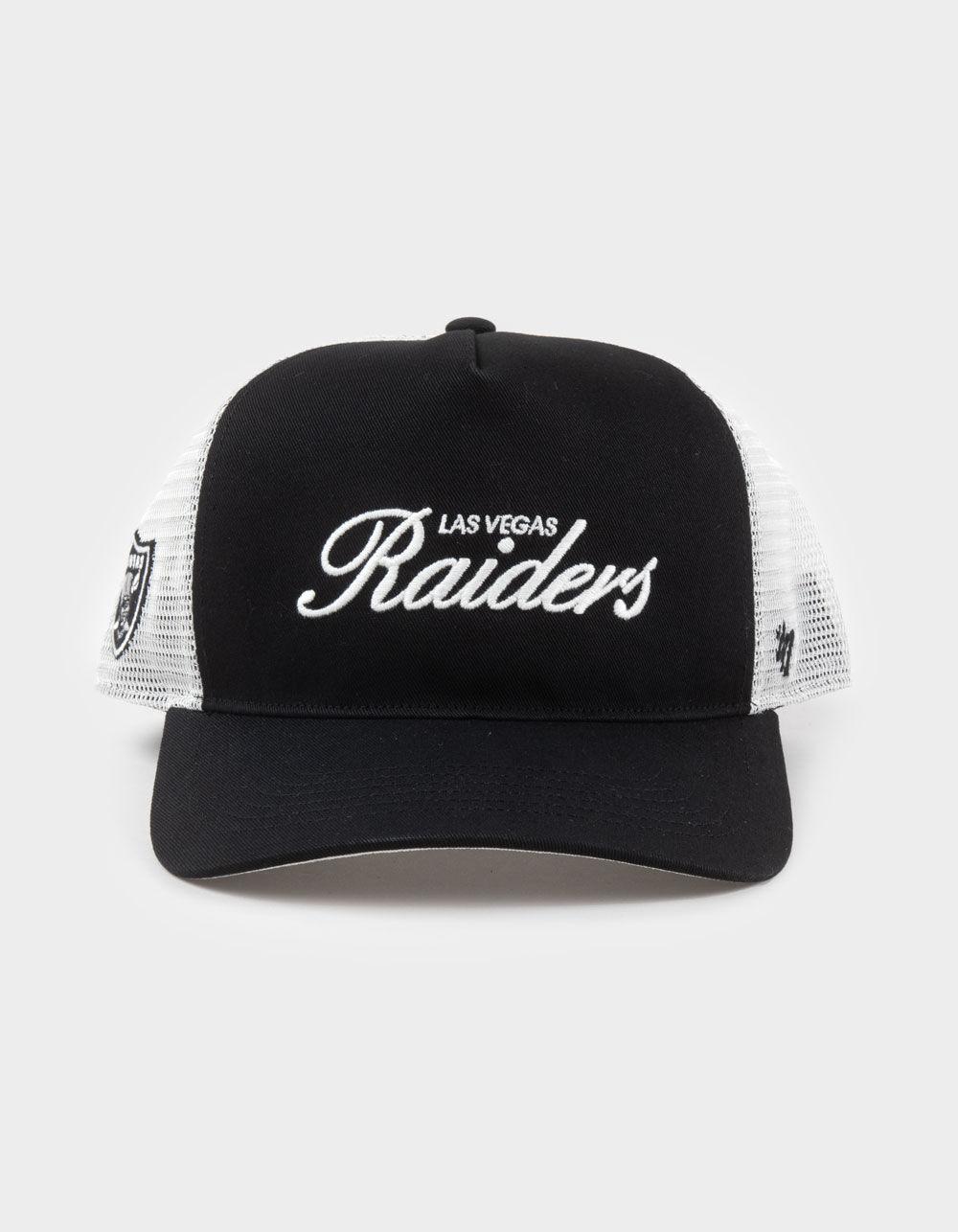 47 BRAND Las Vegas Raiders Foundational '47 Hitch Trucker Hat - BLACK/WHITE Product Image