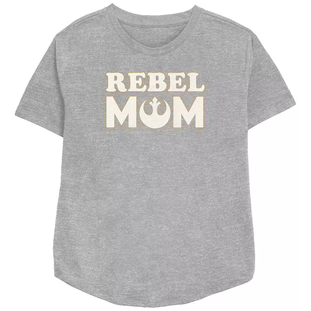 Women's Star Wars Rebel Mom Relaxed Fit Graphic Tee,  Product Image