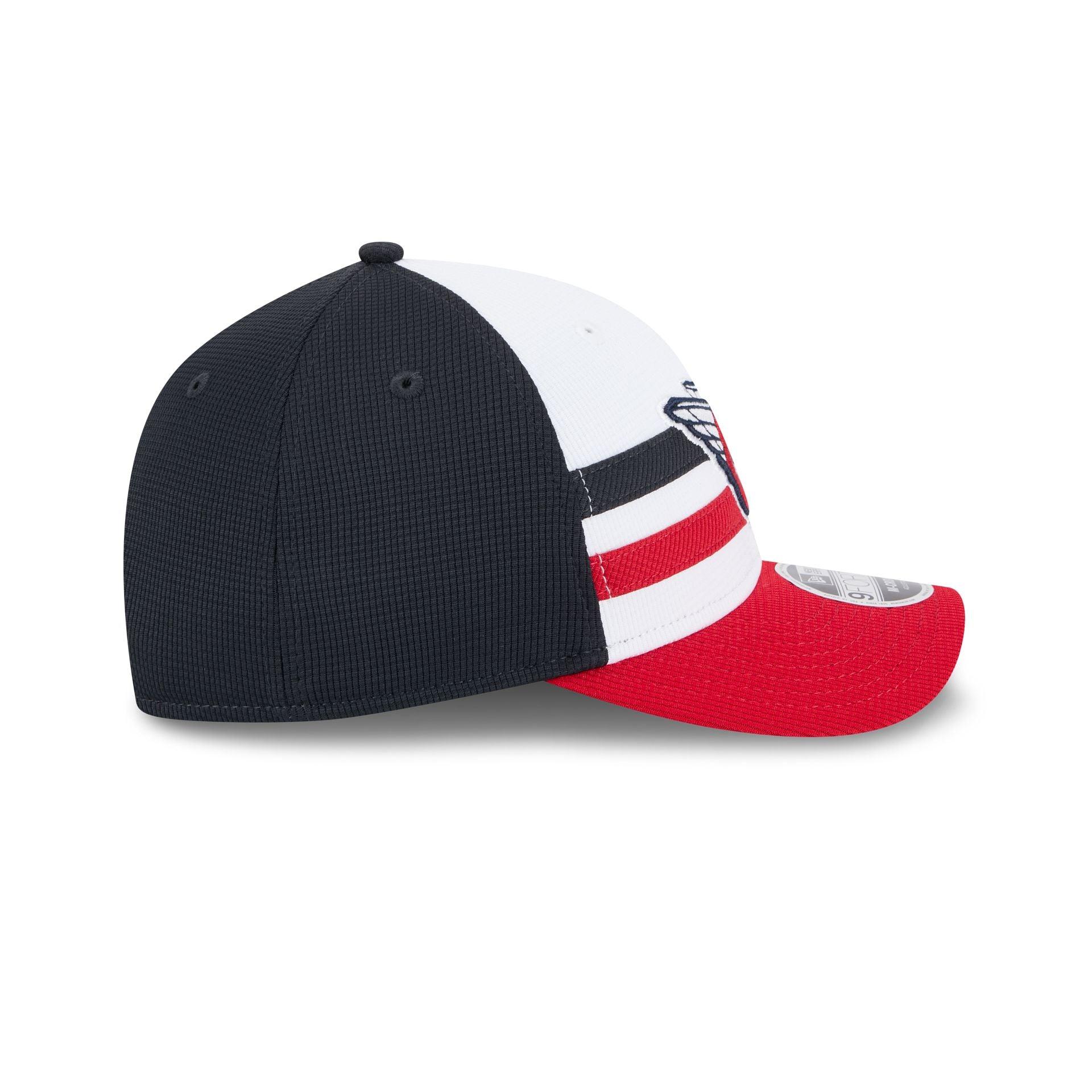 Cleveland Guardians 2025 Batting Practice 9FORTY M-Crown Snapback Hat Male Product Image