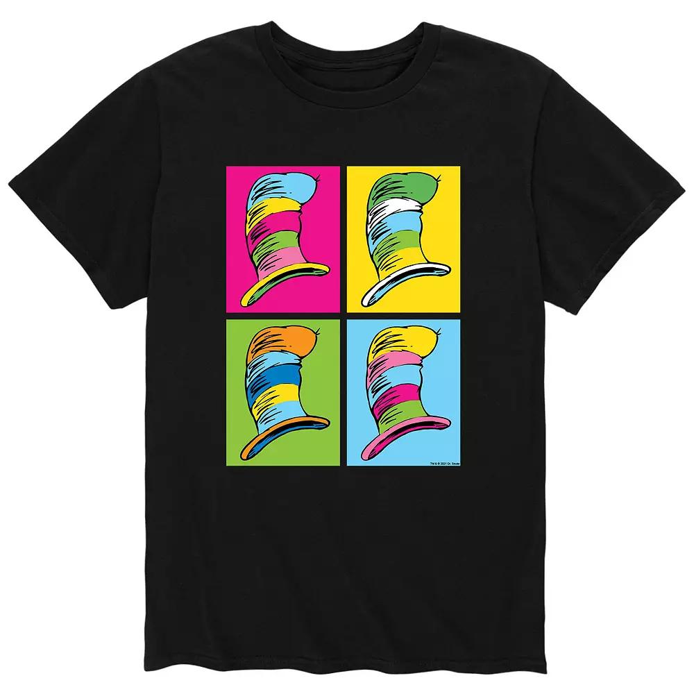 Men's Dr. Seuss Color Blocks Hat Tee,  Product Image