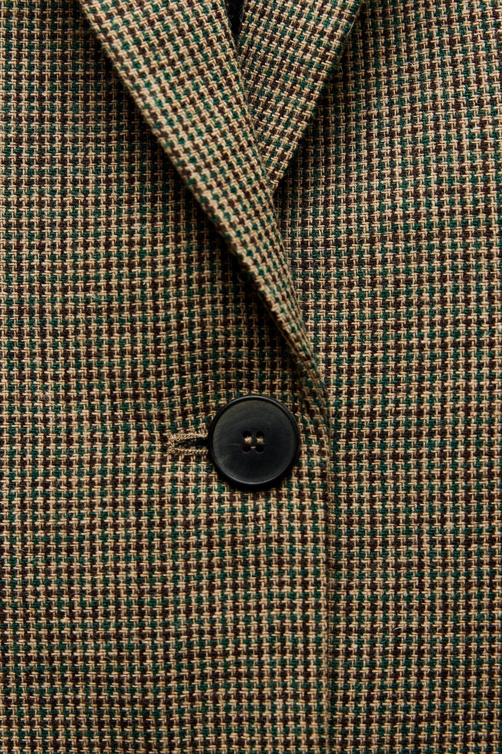 CHECKERED BLAZER ZW COLLECTION Product Image