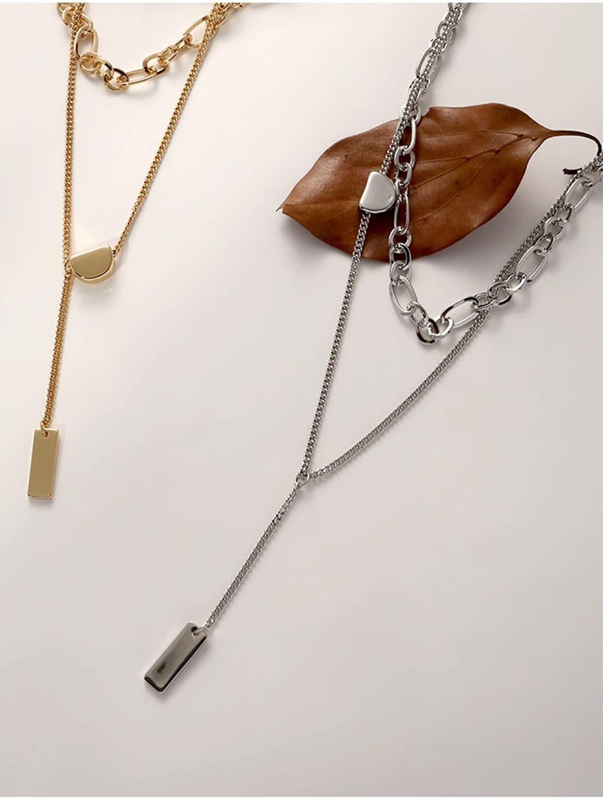 Aelfric Eden Hip Hop Layerd Necklace Female Product Image