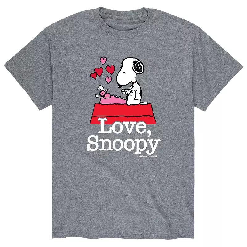 Men's Peanuts Love Snoopy Tee,  Product Image