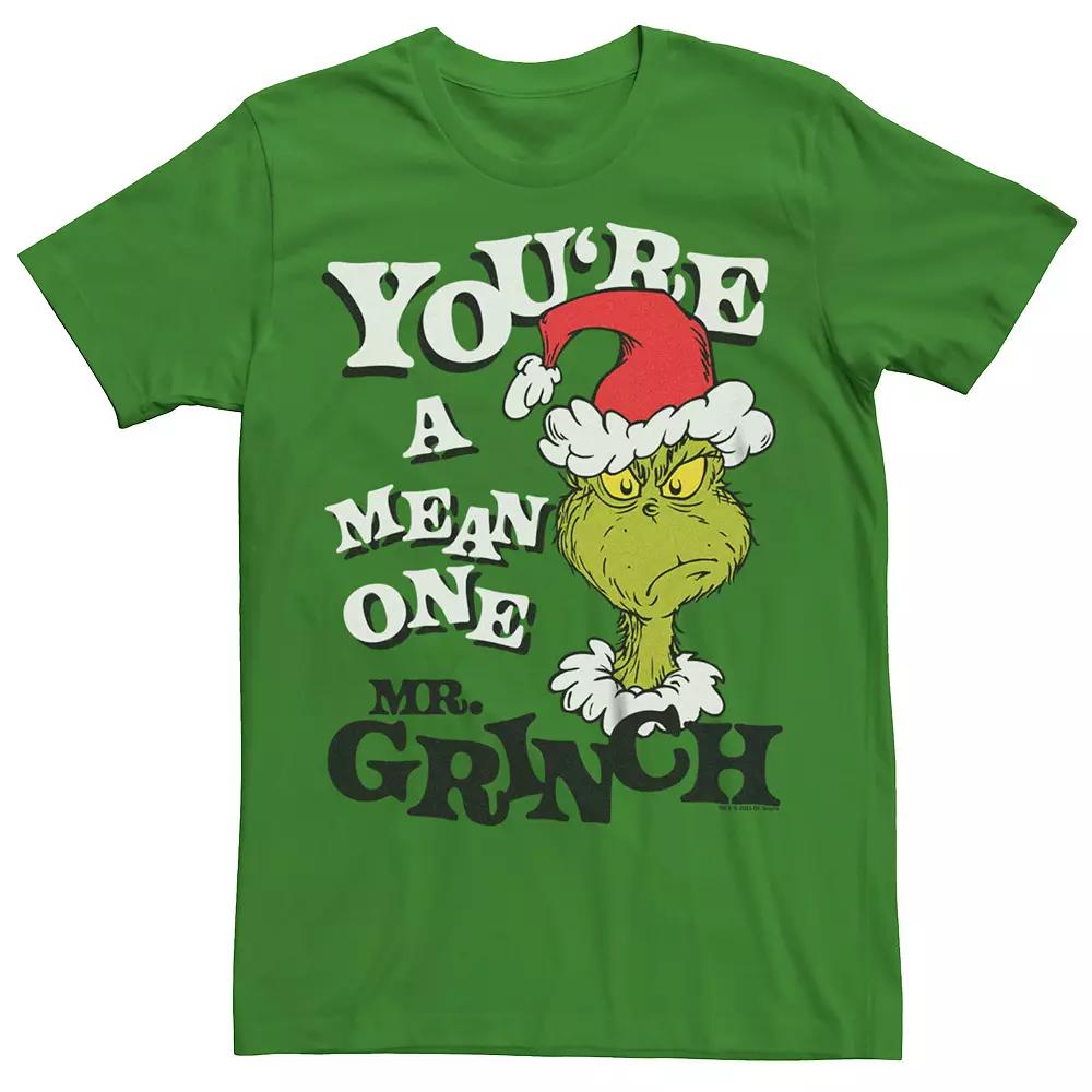 Men's Dr. Seuss You're A Mean One Mr. Grinch Graphic Tee,  Product Image