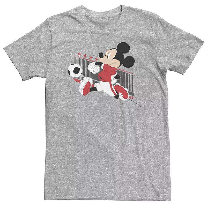 Big & Tall Disney Mickey Mouse Denmark Soccer Uniform Portrait Tee, Men's,  Product Image