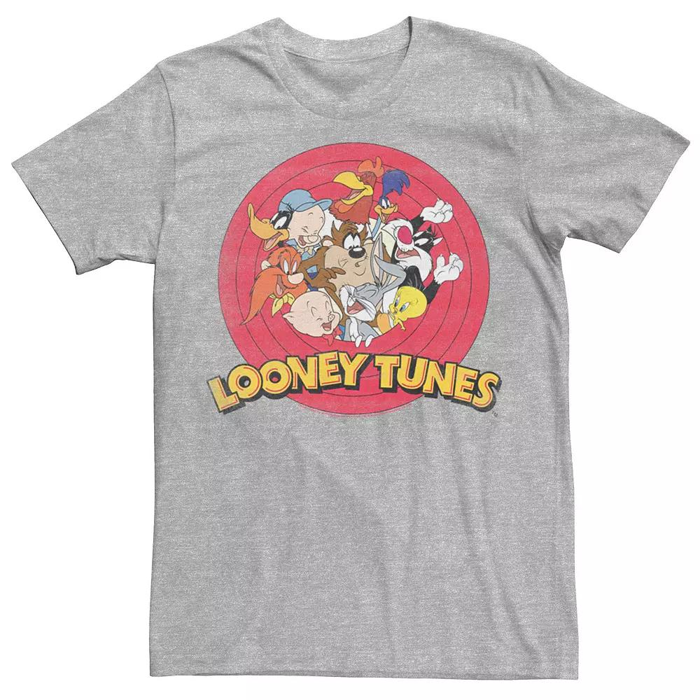 Men's Looney Tunes Classic Circle Lineup Group Shot Tee,  Product Image