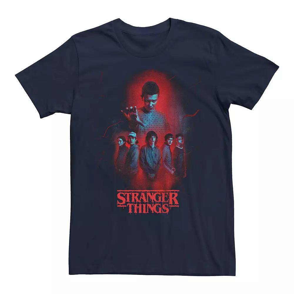 Men's Stranger Things Red Lights Poster Graphic Tee,  Product Image
