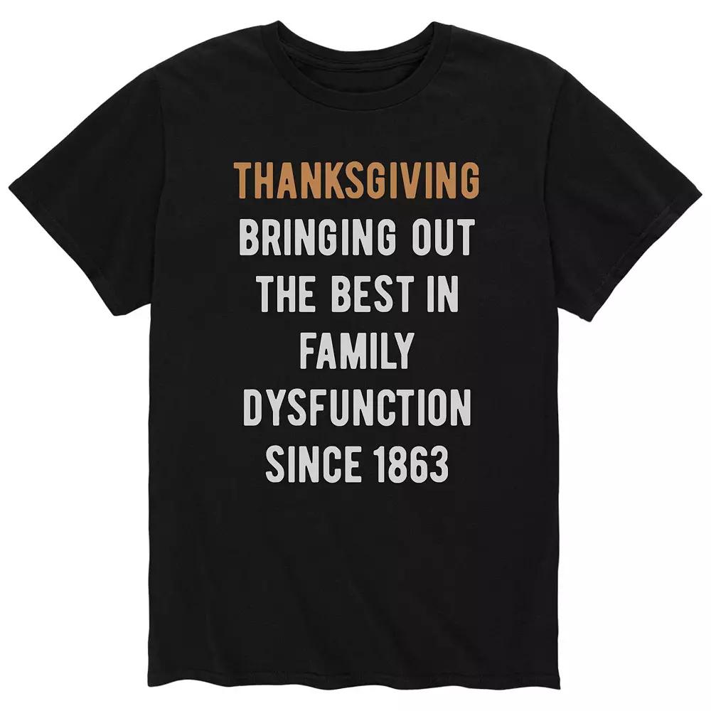 Big & Tall Family Dysfunction Tee, Men's,  Product Image