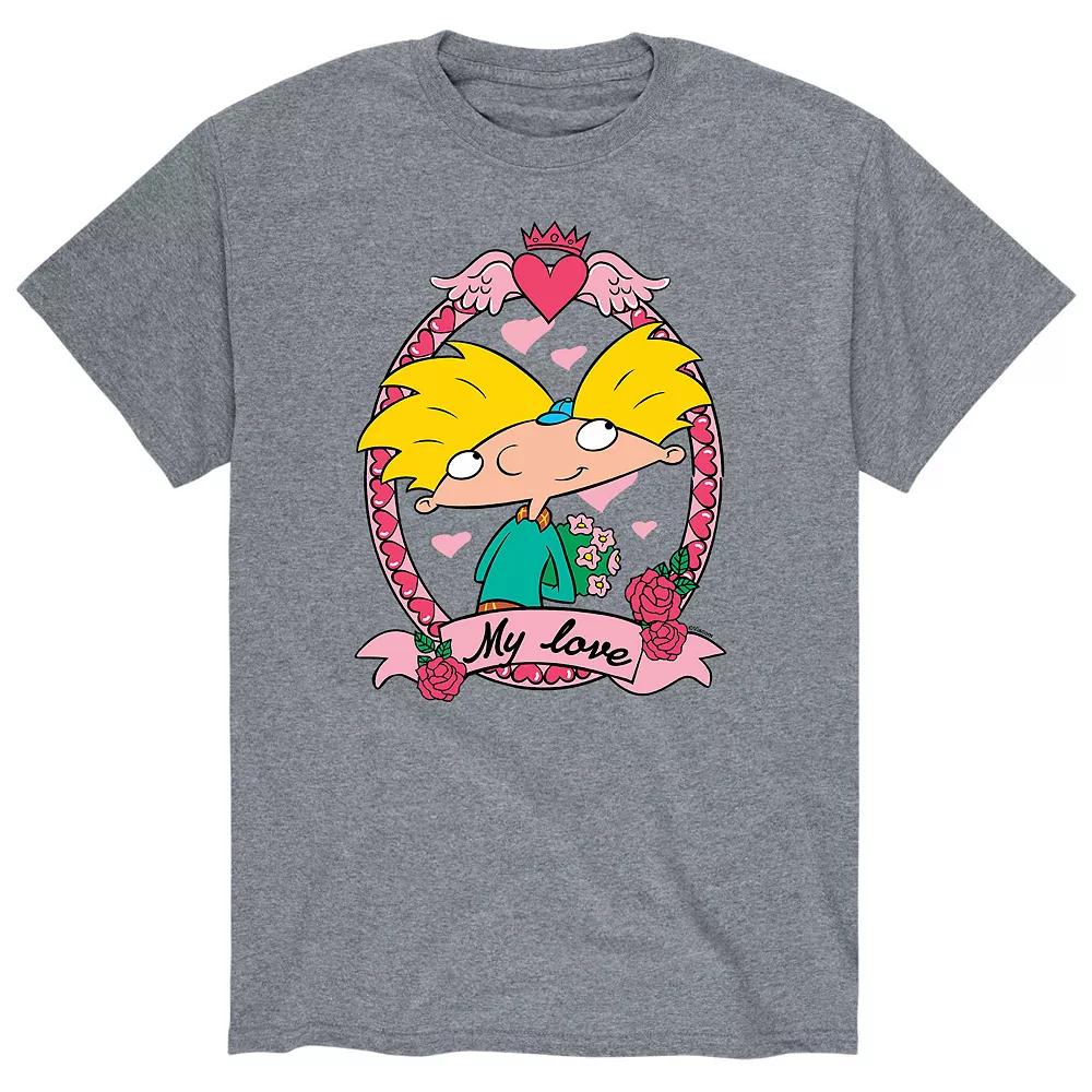 Men's Hey Arnold! Valentines My Love Tee,  Product Image