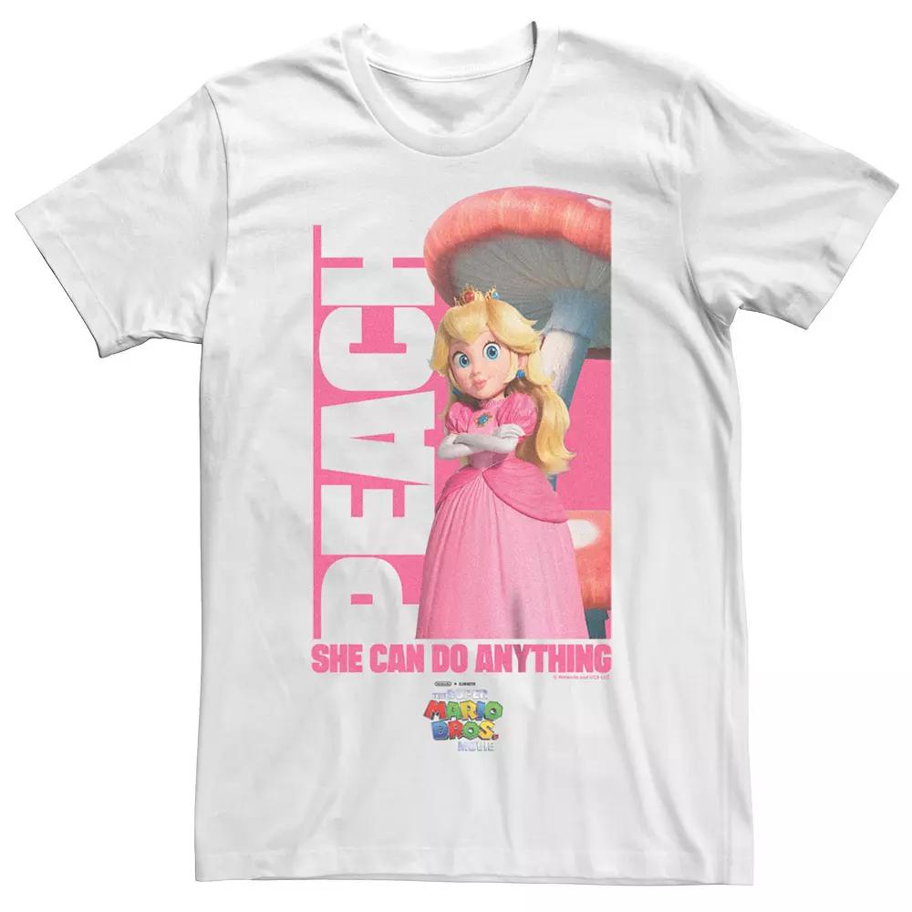 Men's The Super Mario Bros. Movie Princess Peach Can Do Anything Graphic Tee,  Product Image
