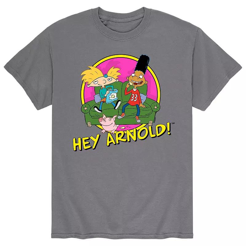 Men's Hey Arnold! Circle Couch Tee,  Product Image