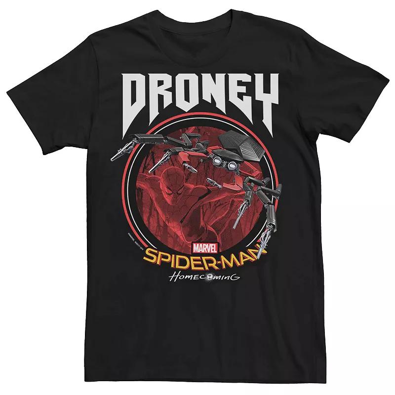 Men's Marvel Spider-Man Homecoming Droney Circle Poster Tee,  Product Image