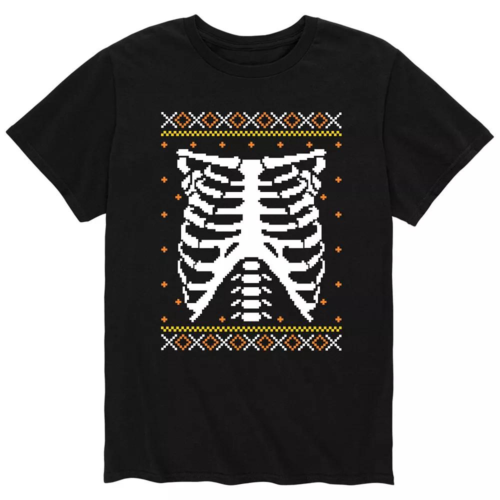 Mens Skeleton Chest Ugly Tee Product Image