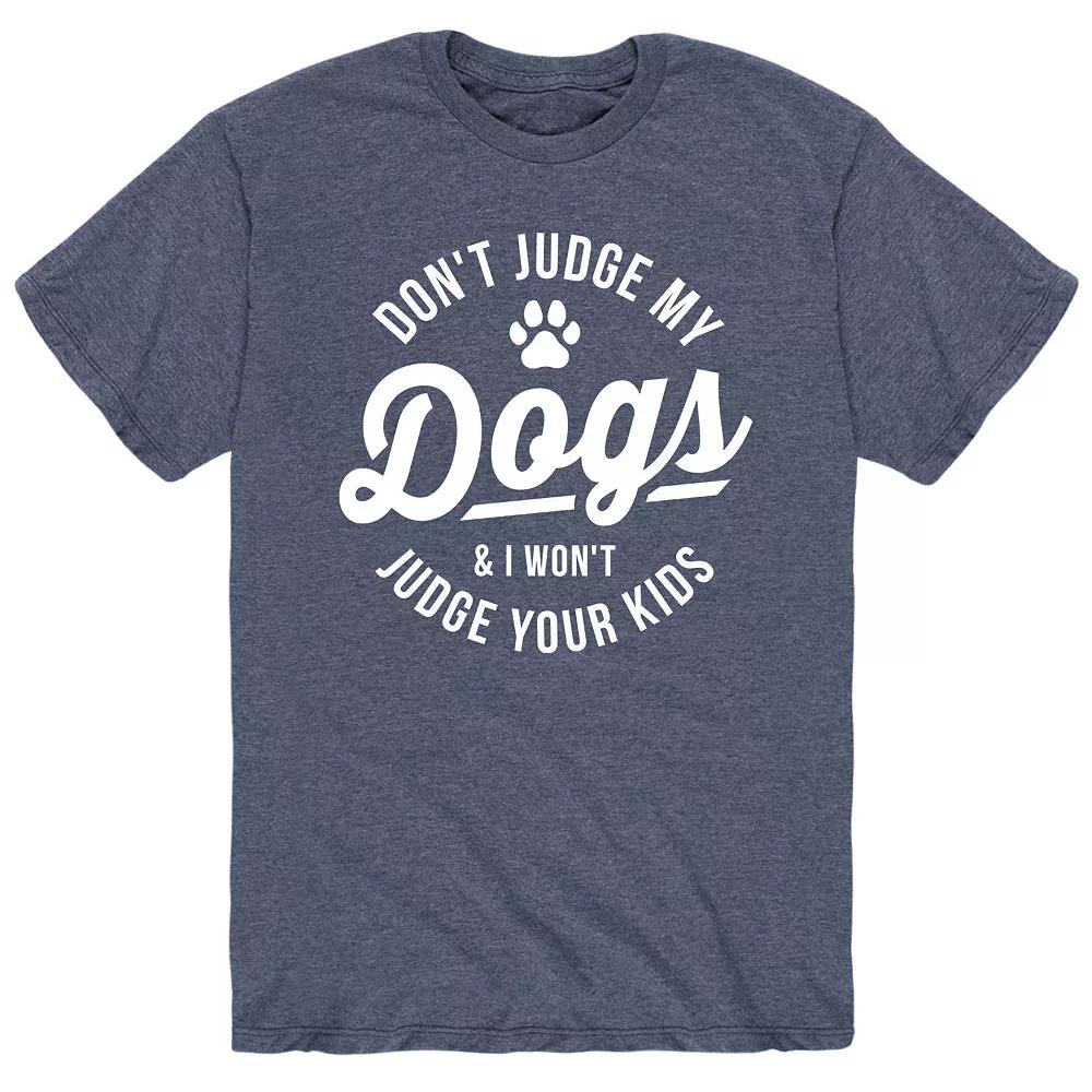 Men's Dont Judge My Dogs Tee,  Product Image