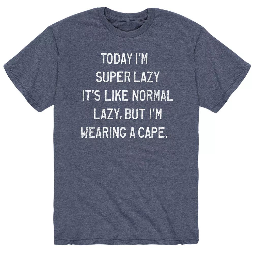 Men's Today Im Super Lazy Tee,  Product Image