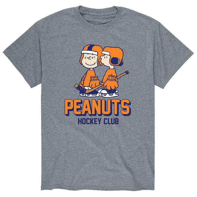 Big & Tall Peanuts Hockey Club Tee, Men's,  Product Image