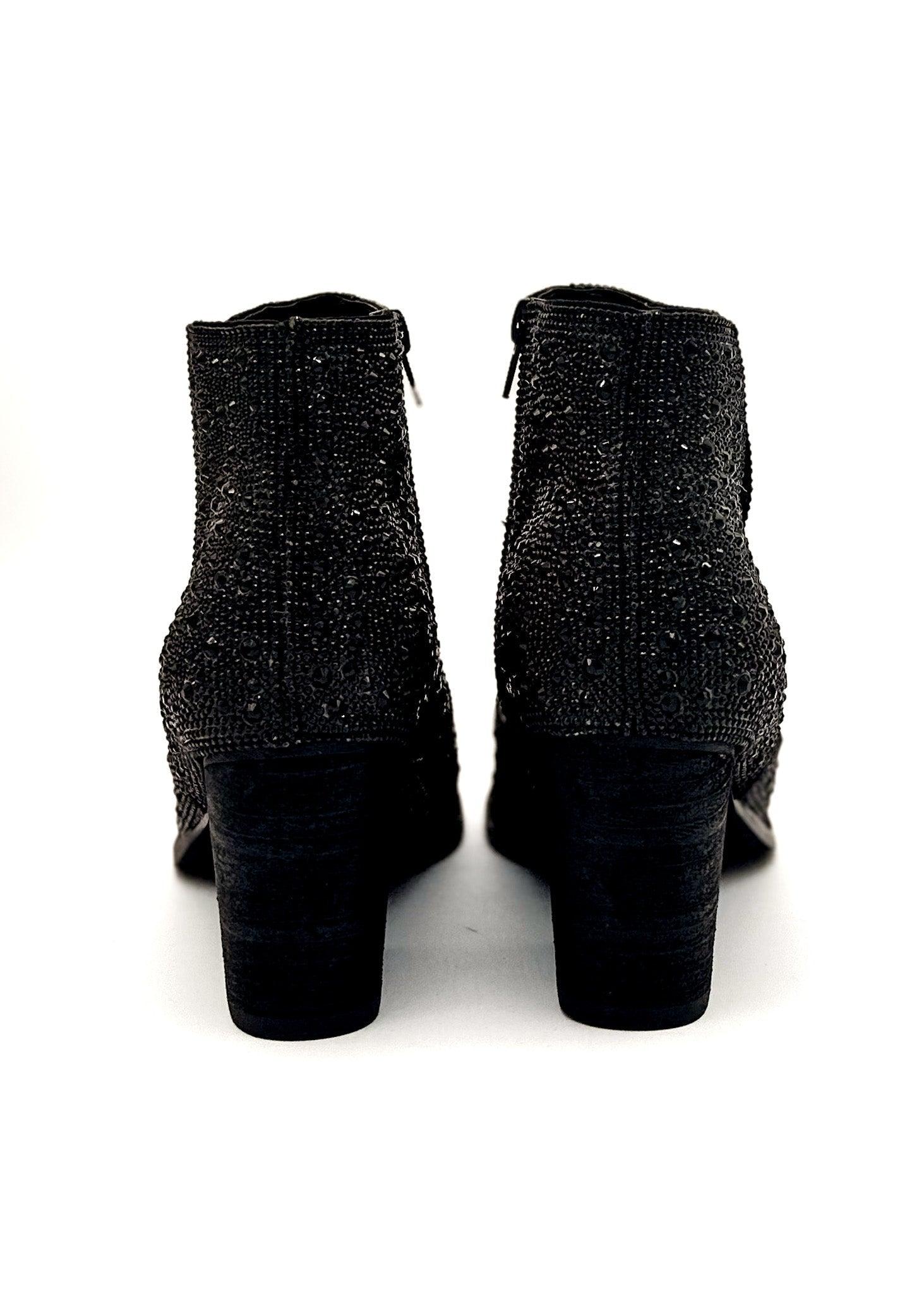 Shine Star Rhinestone Bootie in Silver (Online Exclusive) Product Image