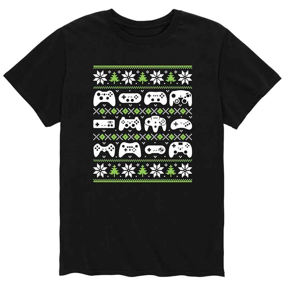 Men's Controller Ugly Sweater Tee,  Product Image