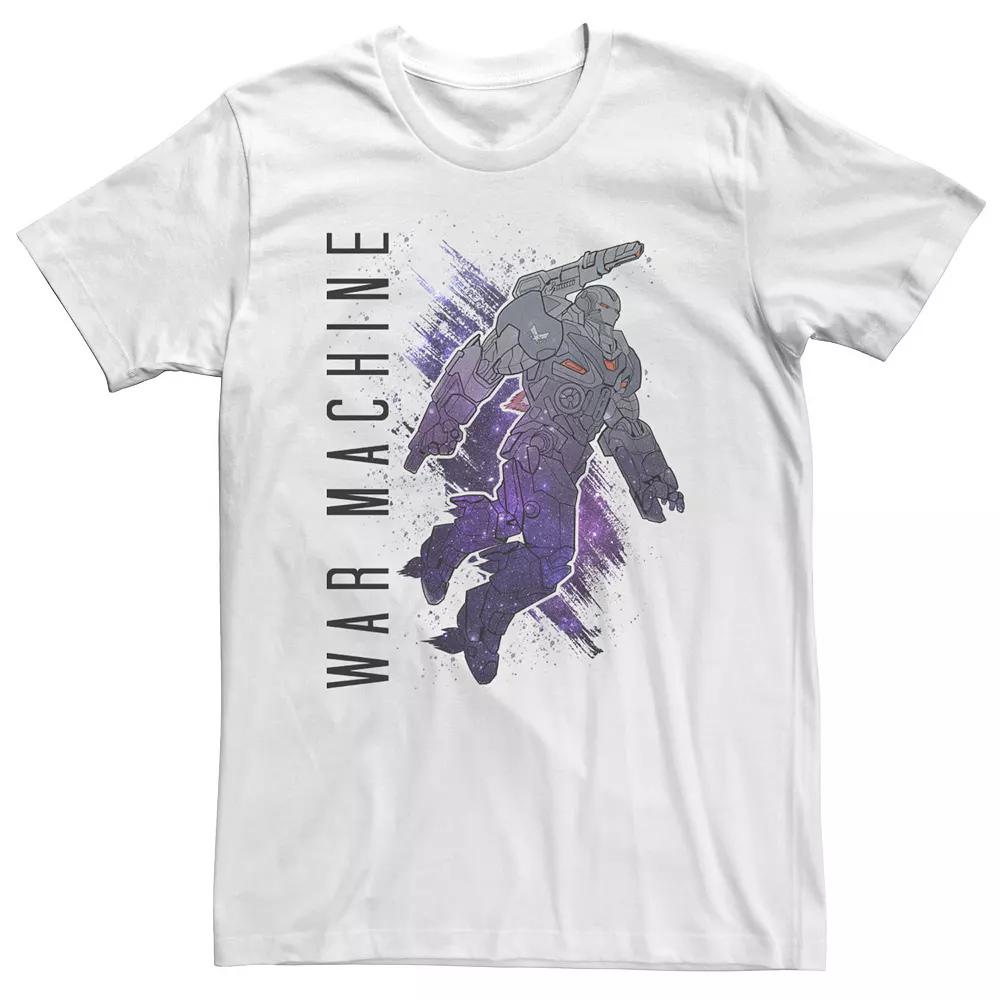 Big & Tall Marvel Avengers Endgame War Machine Galaxy Paint Tee, Men's,  Product Image