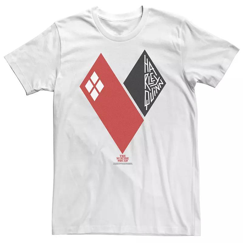Big & Tall DC Comics The Suicide Squad Harley Hearts Tee, Men's, Size: 4XL, White Product Image