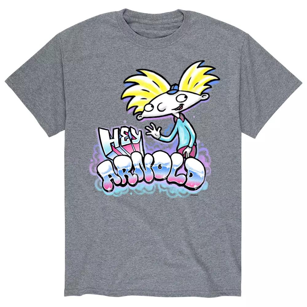 Big & Tall Hey Arnold! Airbrush Arnold Portrait Graphic Tee, Men's,  Product Image