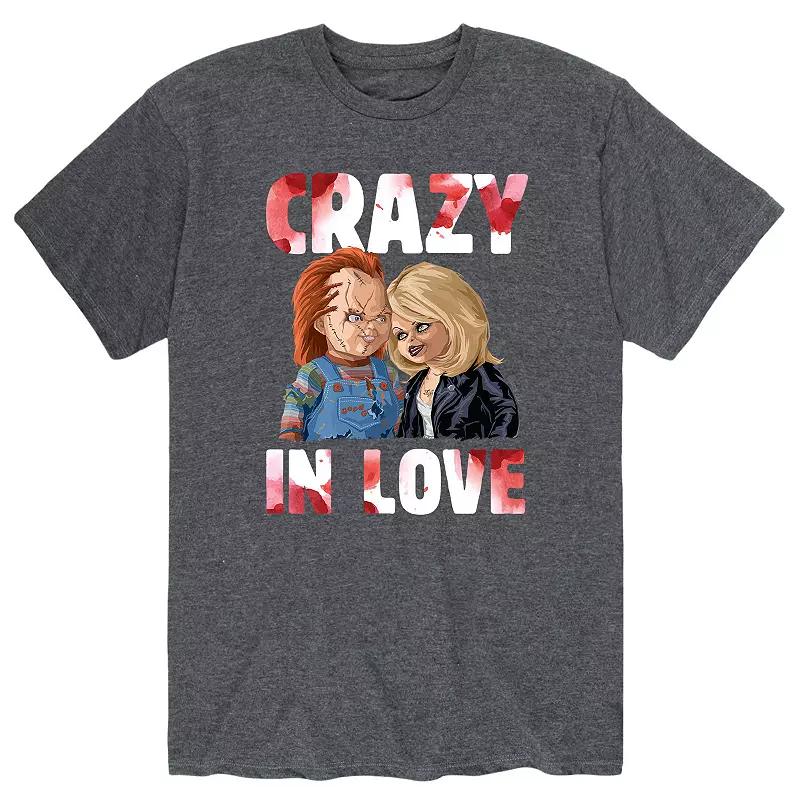Big & Tall Chucky Crazy In Love Graphic Tee, Mens Product Image