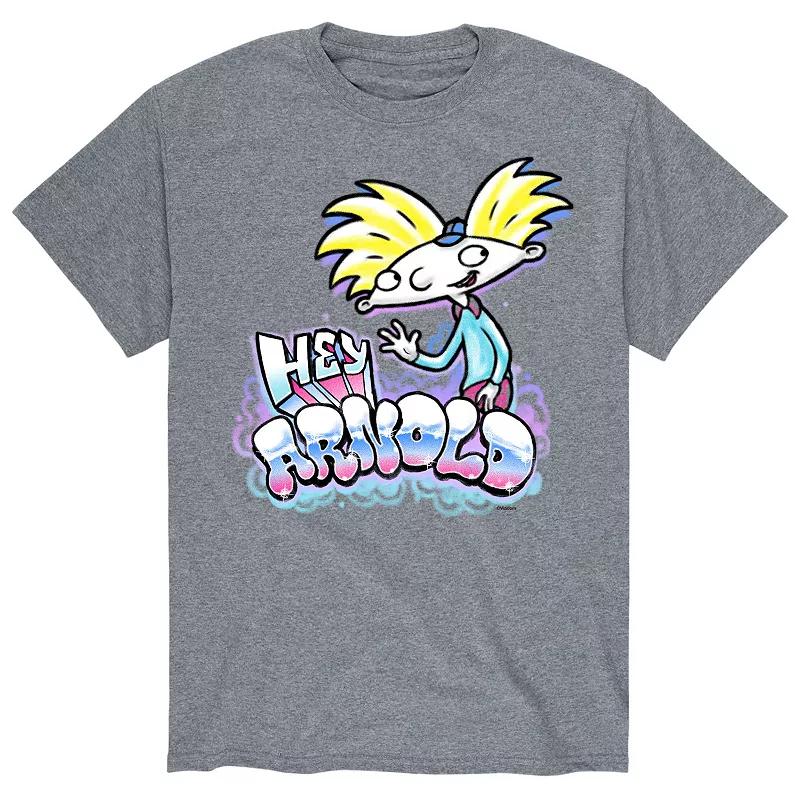 Big & Tall Hey Arnold! Airbrush Arnold Portrait Graphic Tee, Men's,  Product Image