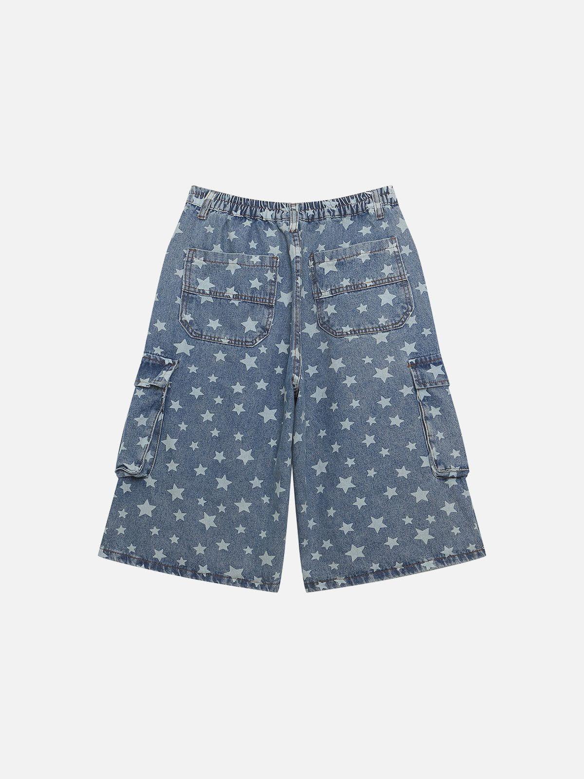 Aelfric Eden Full Print Star Longline Jorts Product Image