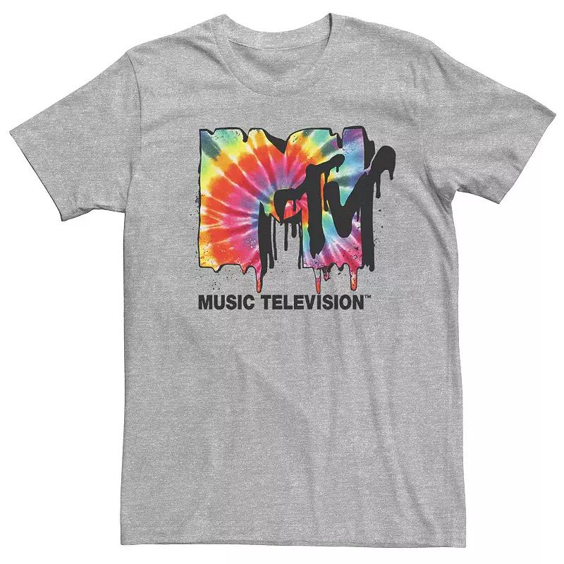 Men's MTV Tie Dye Drip Logo Tee,  Product Image