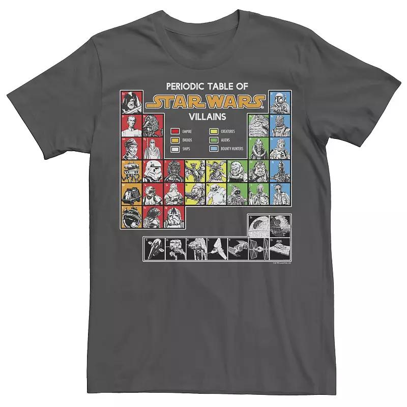 Men's Star Wars Periodic Table of Villains Graphic Tee,  Product Image
