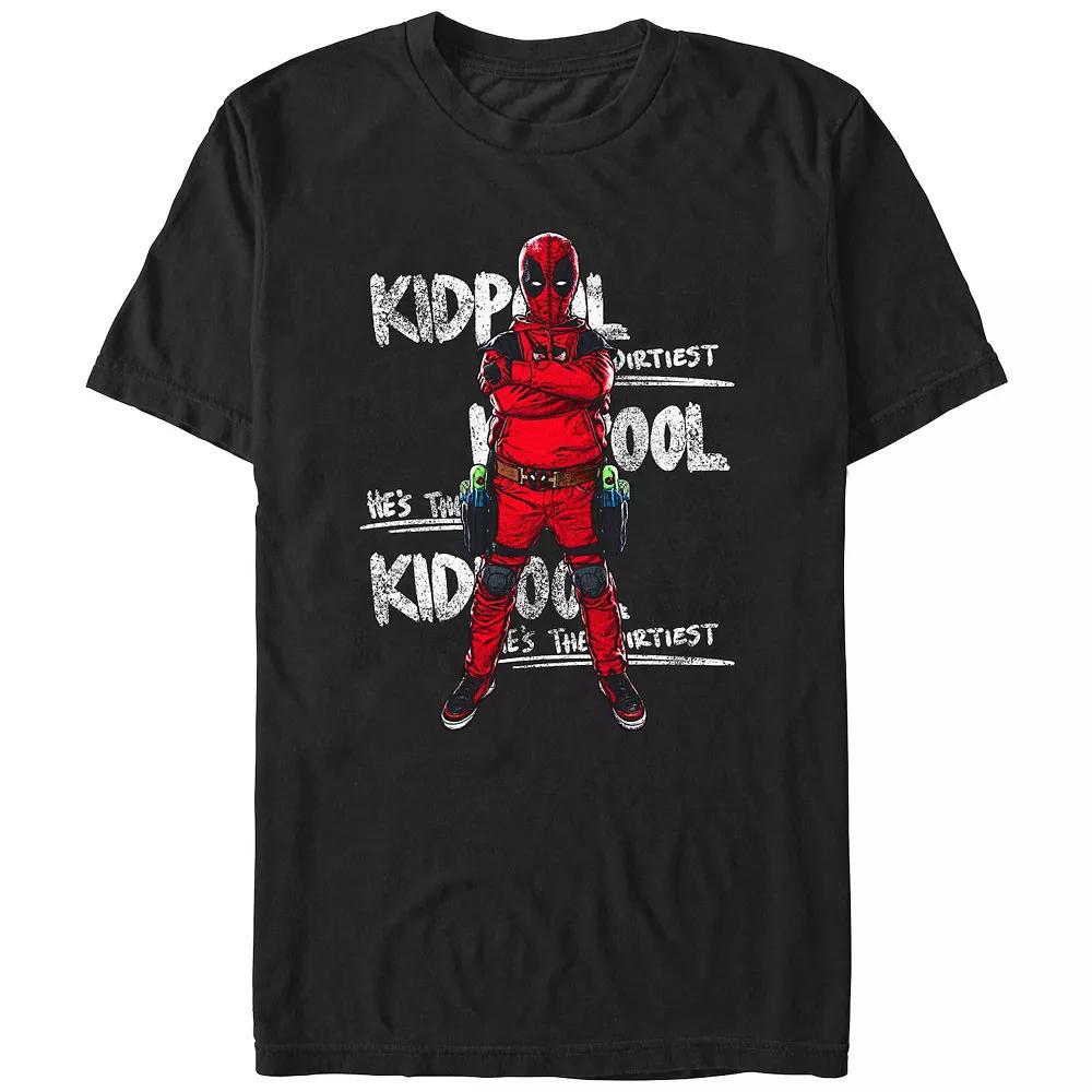 Men's Marvel Deadpool And Wolverine Kidpool He's The Dirtiest Graphic Tee,  Product Image