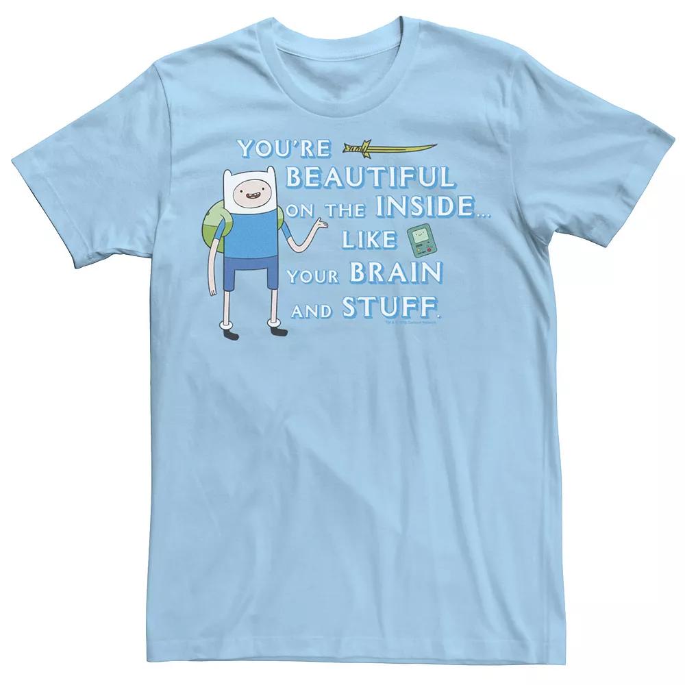 Men's Cartoon Network Adventure Time Finn You're Beautiful Inside Portrait Tee,  Product Image
