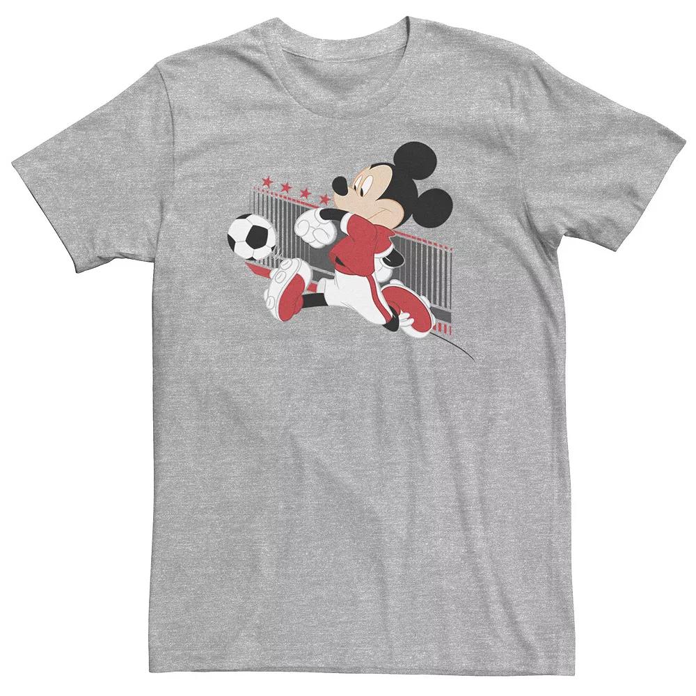 Big & Tall Disney Mickey Mouse Denmark Soccer Uniform Portrait Tee, Men's,  Product Image