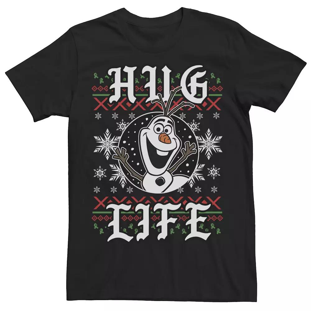 Disney's Frozen Olaf Men's Hug Life Snowman Waving Tee,  Product Image