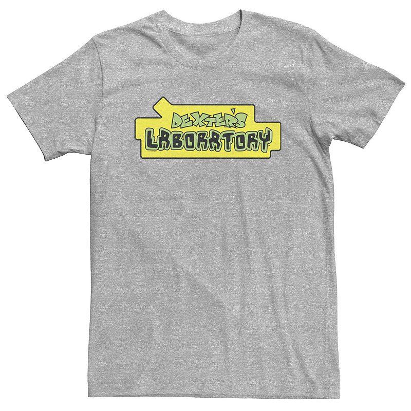Big & Tall Dexter's Laboratory Original Logo Tee, Men's, Size: 3XL, Athletic Grey Product Image