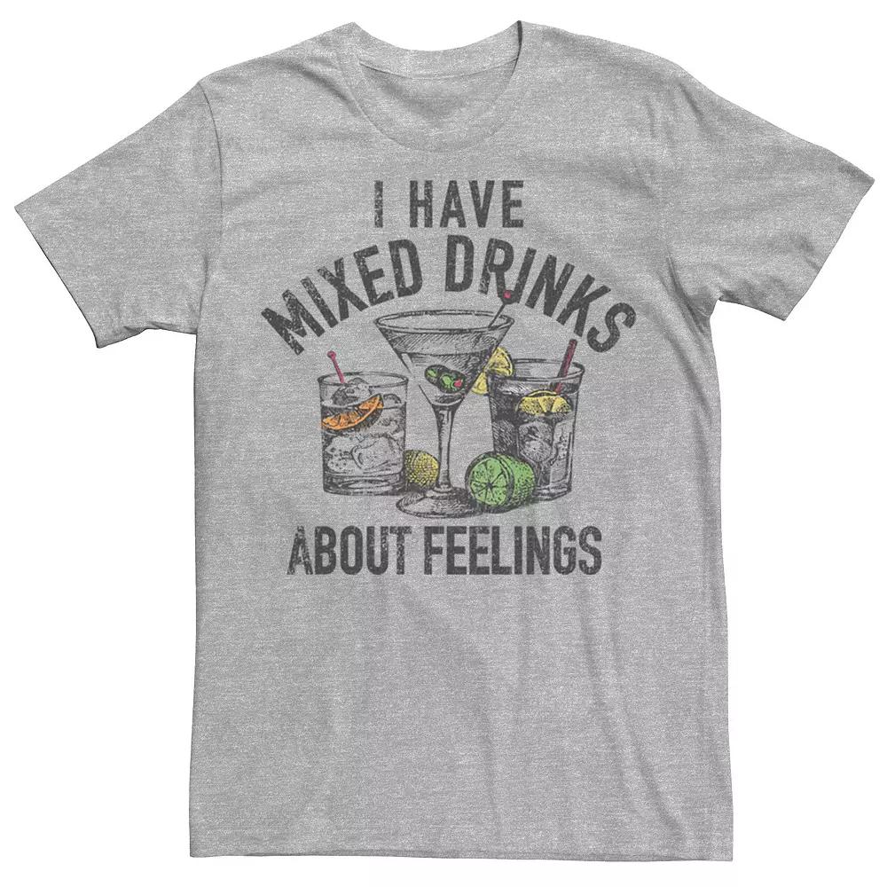 Men's "I Have Mixed Drinks About Feelings" Tee,  Product Image
