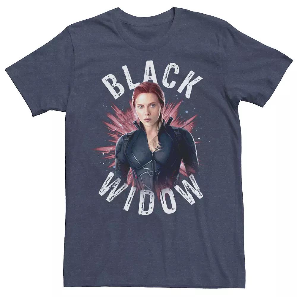 Men's Marvel Avengers Endgame Black Widow Space Poster Tee,  Product Image