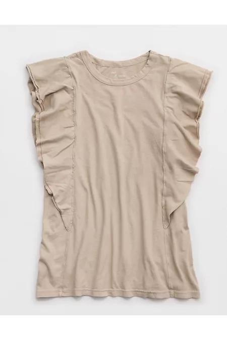 Aerie Flutter Sleeve T-Shirt Women's Product Image