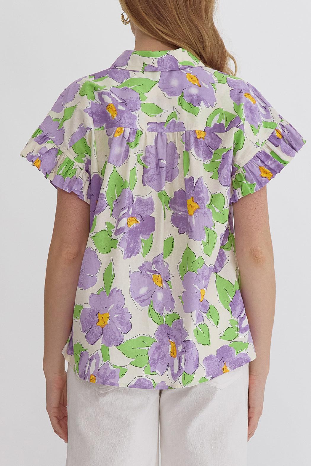 Floral Button Up Product Image