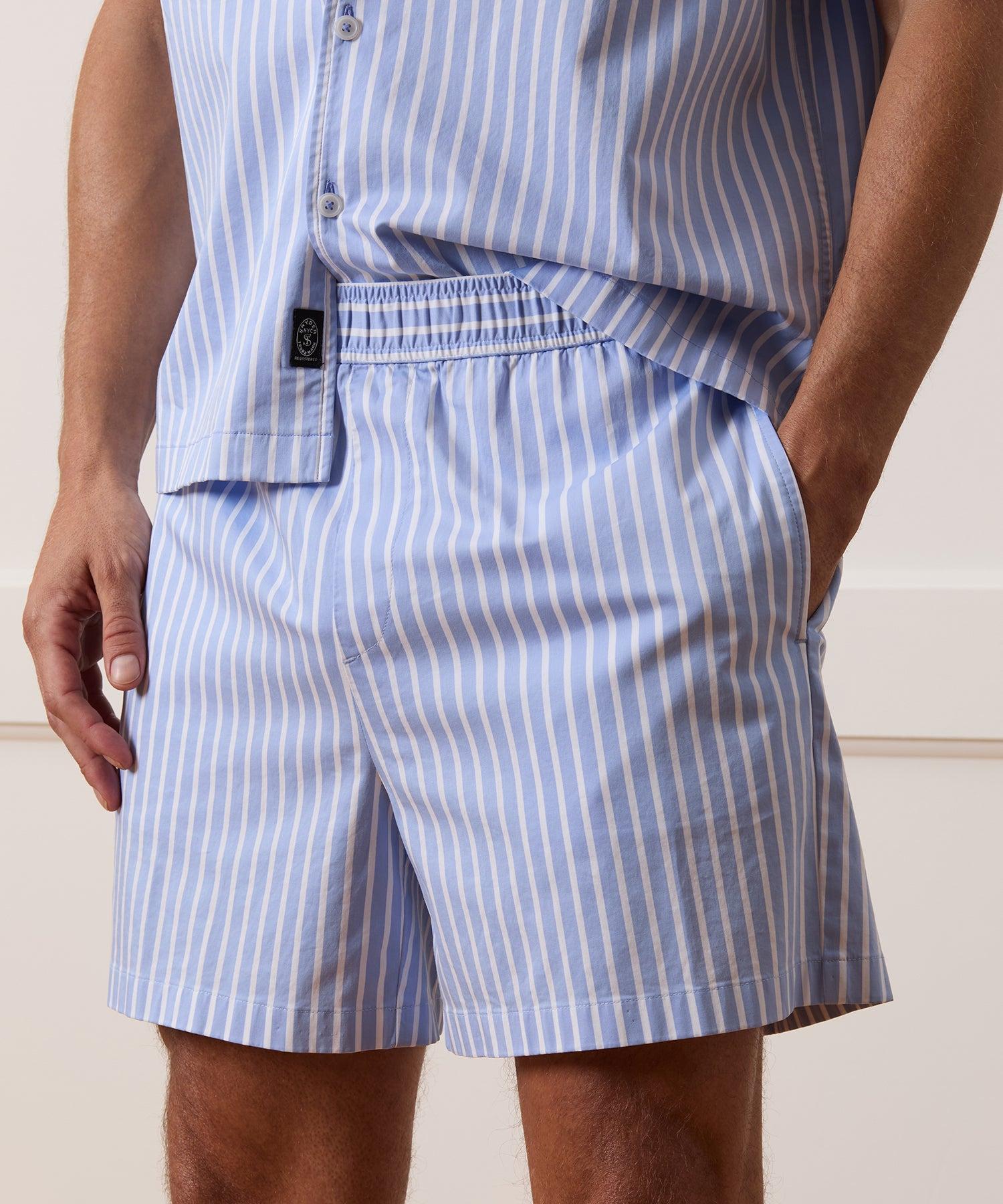 5" Striped Poplin Short Product Image