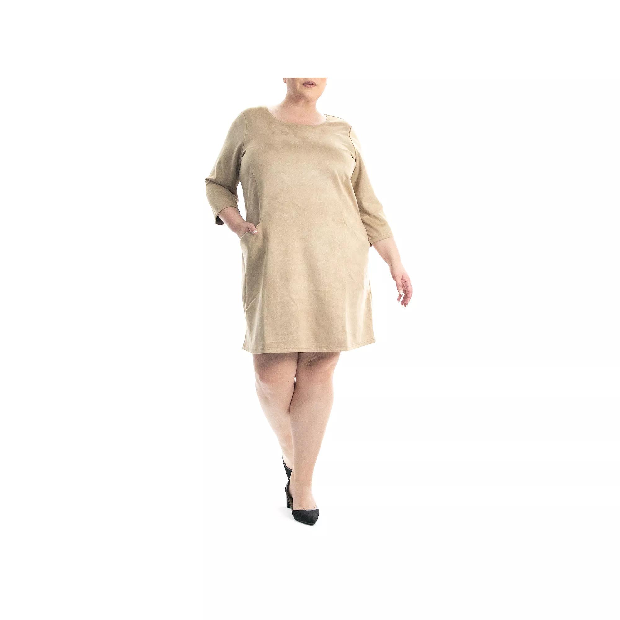 Plus Size Nina Leonard A-Line Dress, Womens Product Image