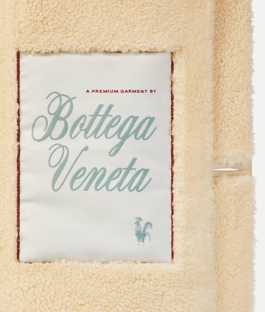 Men's Merino Shearling Blouson  in Beige Product Image