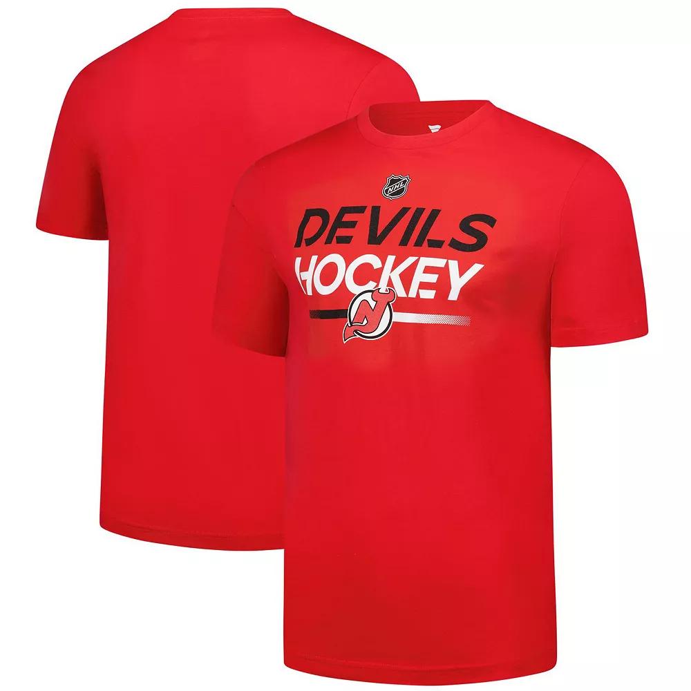 Men's Fanatics  Red New Jersey Devils Primary T-Shirt, Size: XL, Nhl Red Product Image