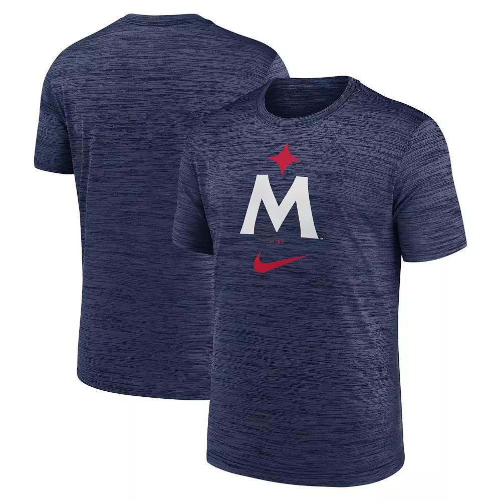Men's Nike Navy Minnesota Twins 2023 Logo Velocity Performance T-Shirt,  Product Image