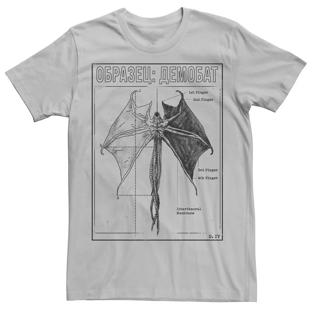 Men's Netflix Stranger Things Demobat Anatomy Tee,  Product Image