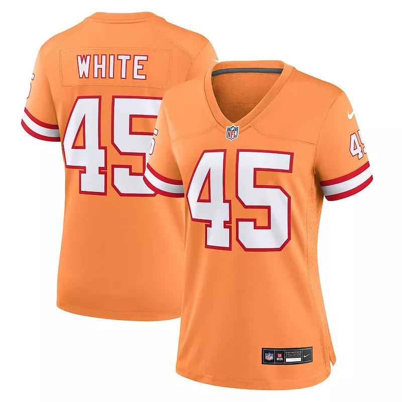 Women's Nike Devin White Orange Tampa Bay Buccaneers Player Jersey, Size: 2XL Product Image