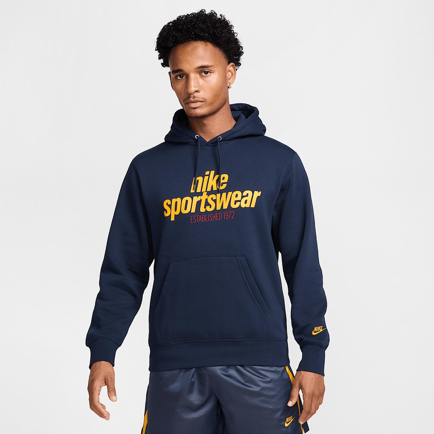 Nike Mens Club Fleece Pullover Hoodie | HJ2159-451 Product Image