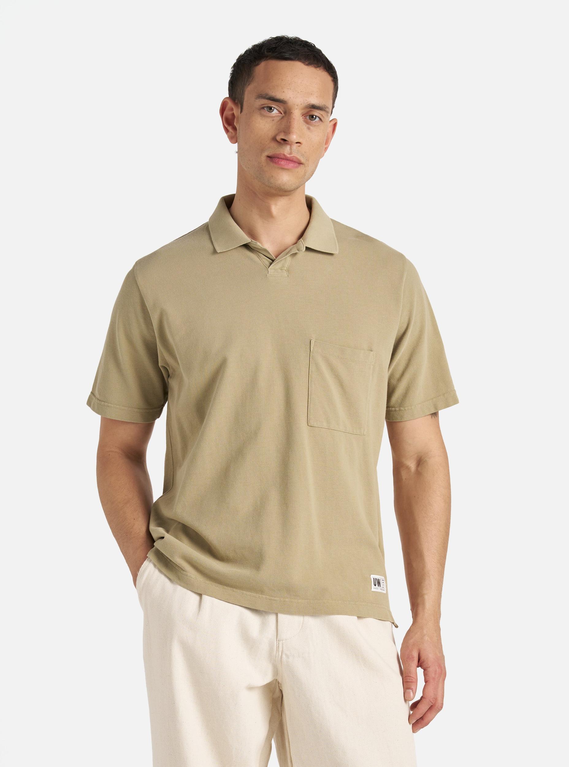 Pale Olive Piquet Vacation Polo Product Image