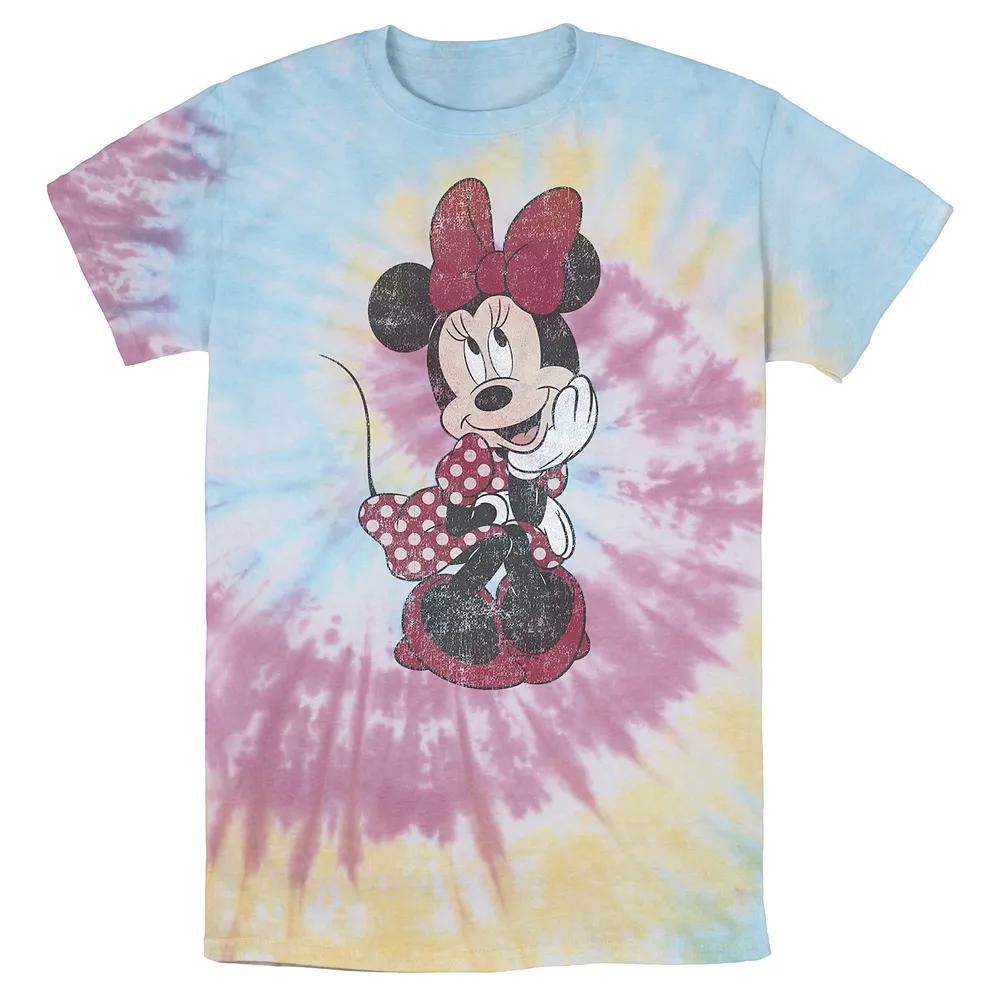 Disney's Minnie Mouse Men's Shy Vintage Bomabrd Wash Tee,  Product Image