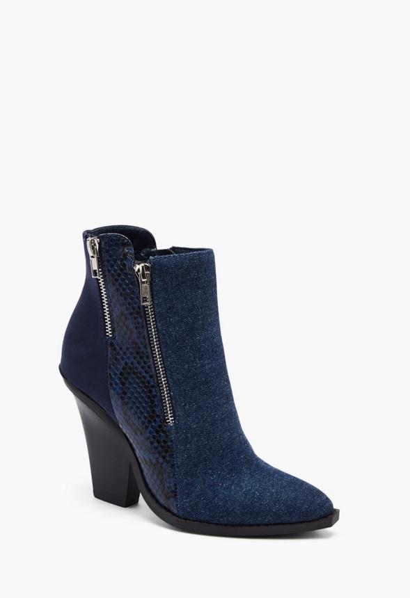 JustFab Margaux Platform Loafer Pump Womens Black/ White Size 8.5 Product Image